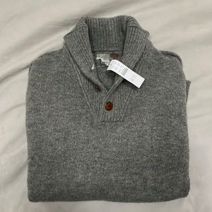 Jcrew men merino shawl collar sweater
